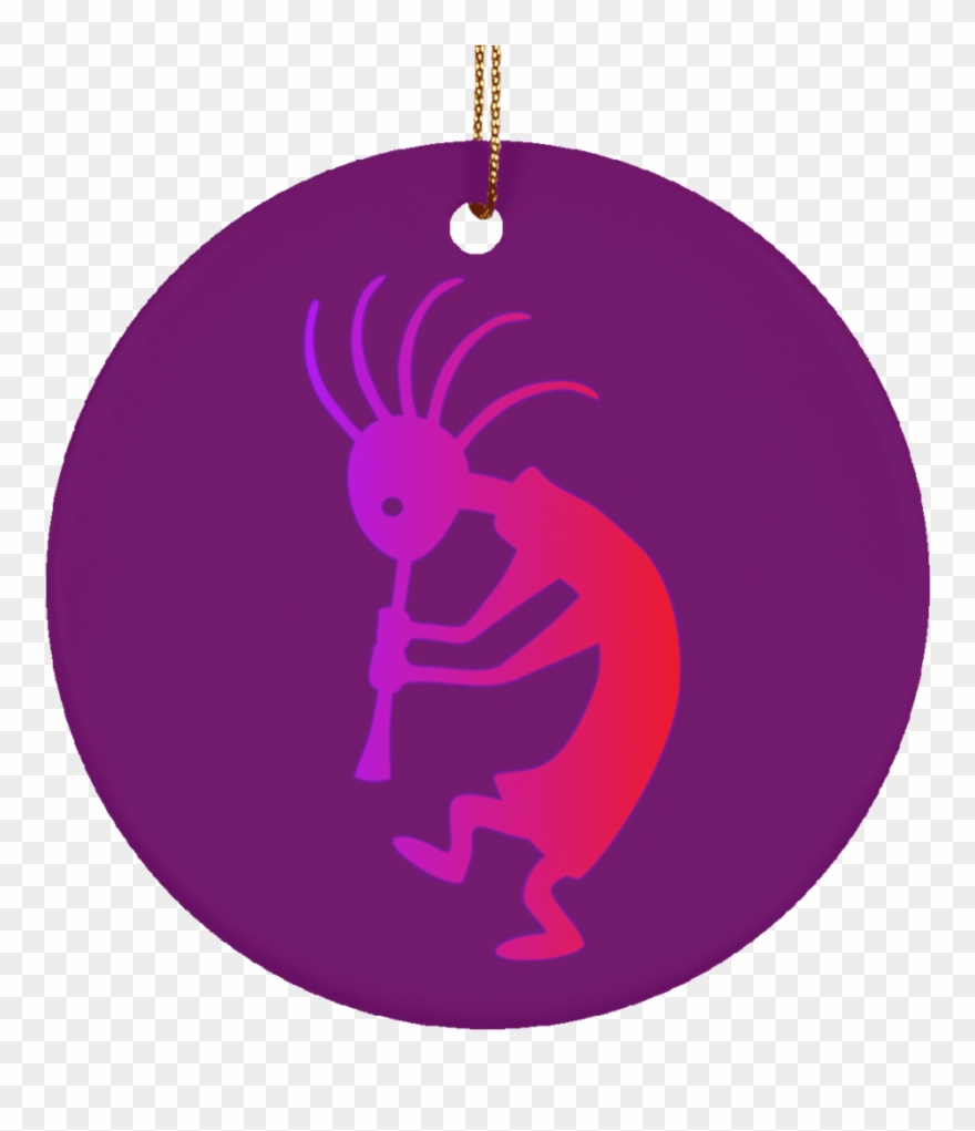 Kokopelli Ceramic Southwestern Ornament Clipart