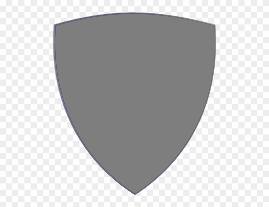 This Free Clip Arts Design Of Solid Gray Shield - Png Download