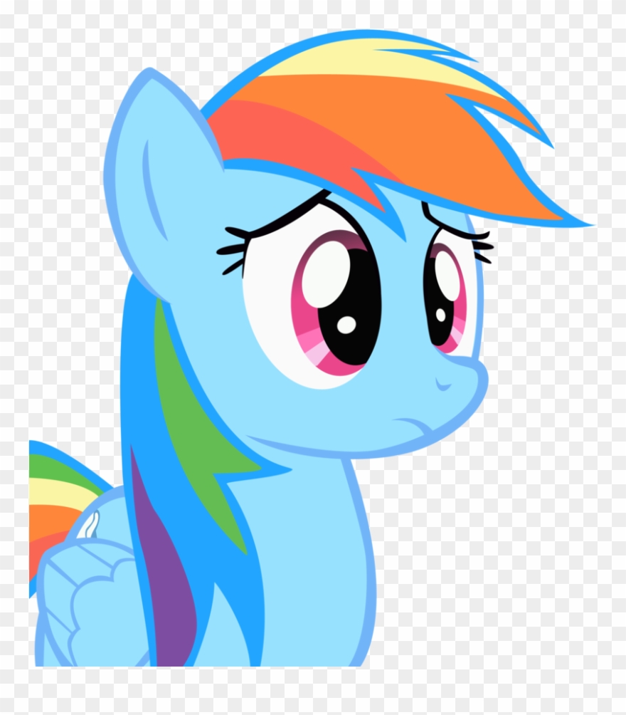 Artist Thelawn Frown Rainbow Dash Safe Simple Png Transparent Clipart