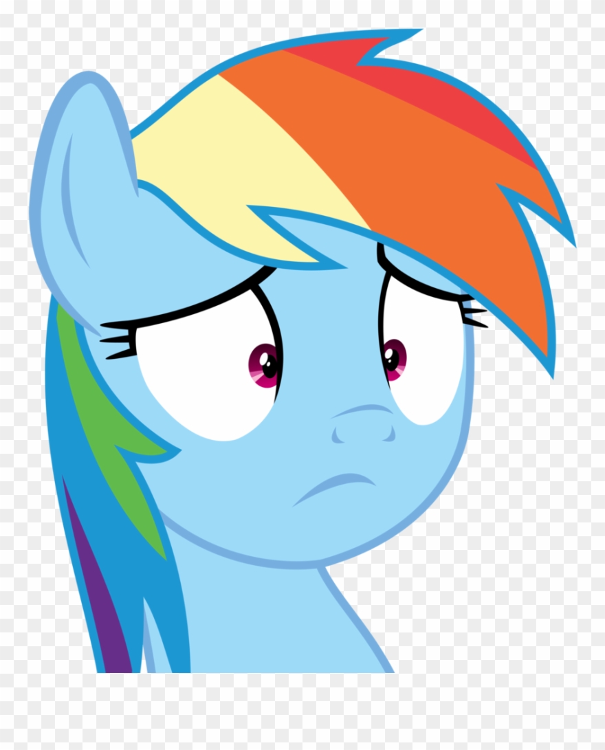 Pranks Later Artist Frown Rainbow Dash Safe Simple Clipart
