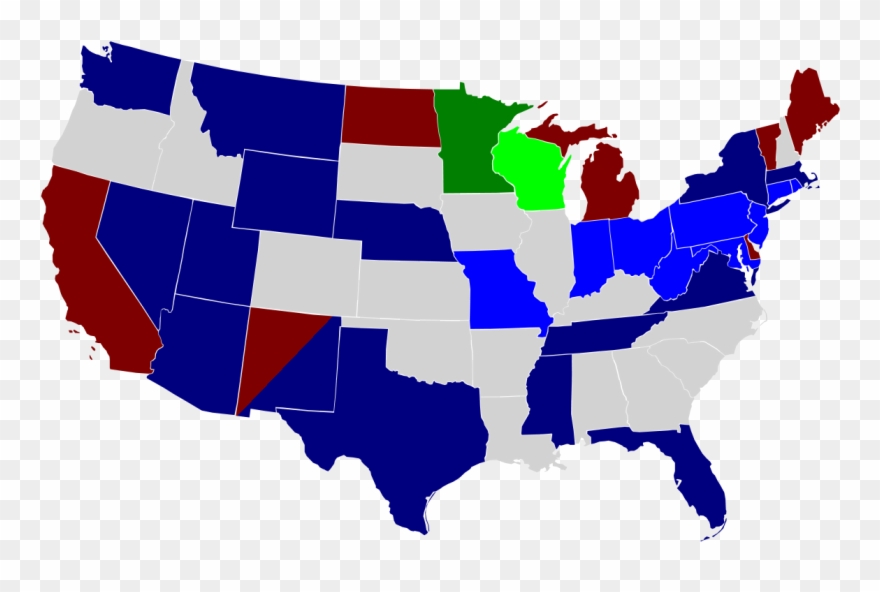 Clip Art Map Of The United States - 224 2242016 Clip Art Map Of The United States Png 
