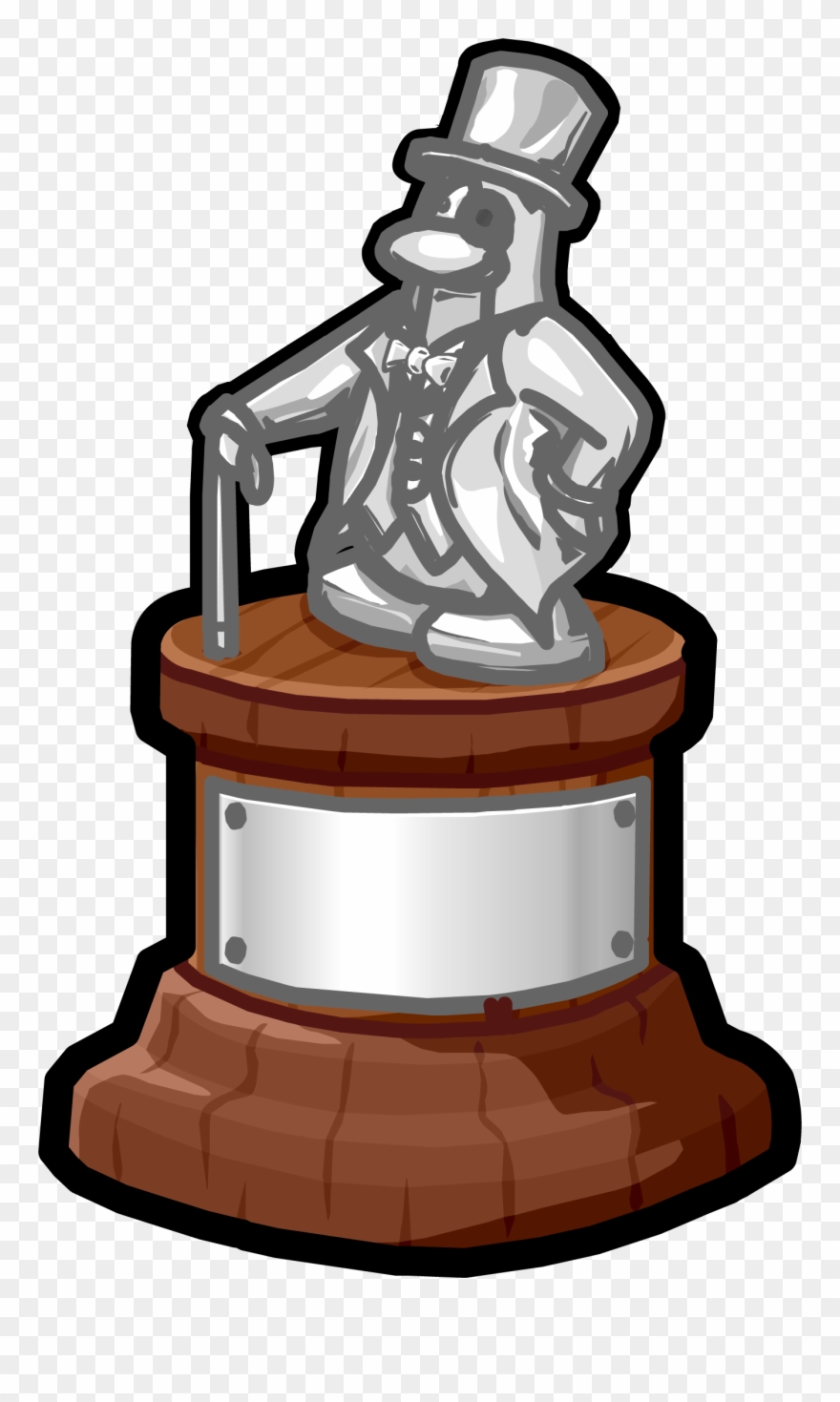 Employee Of The Month Trophy Clipart