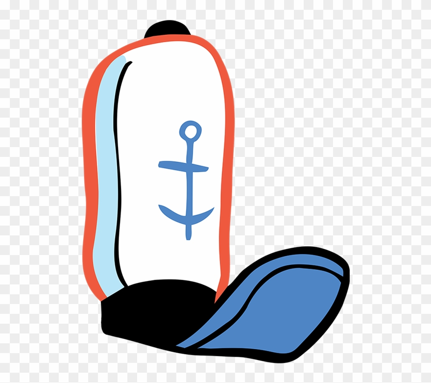 Krusty Krab Employee Hat Clipart