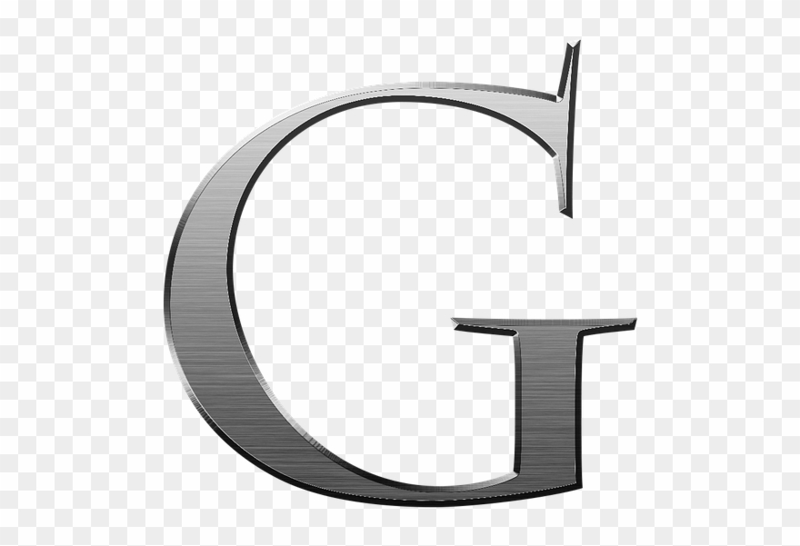 G Letter Metal Steel Alphabet Png Image Clipart