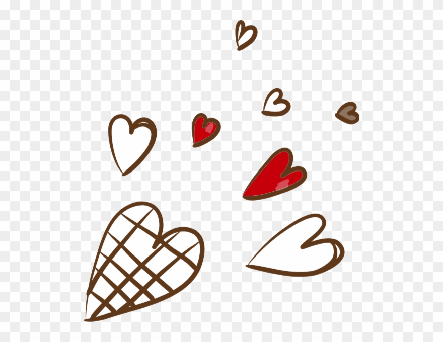 爱心桃心心形感情告白 Clipart