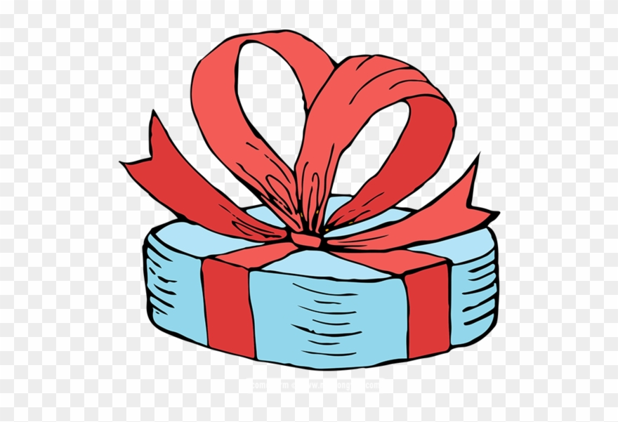 [美工云]卡通心形礼盒 Png： Clipart