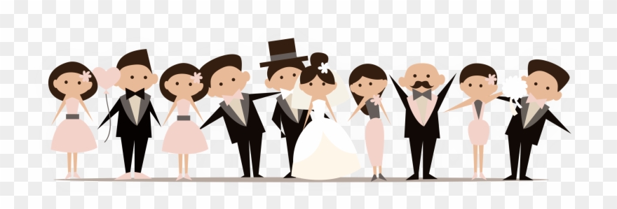 Wedding Party Clipart