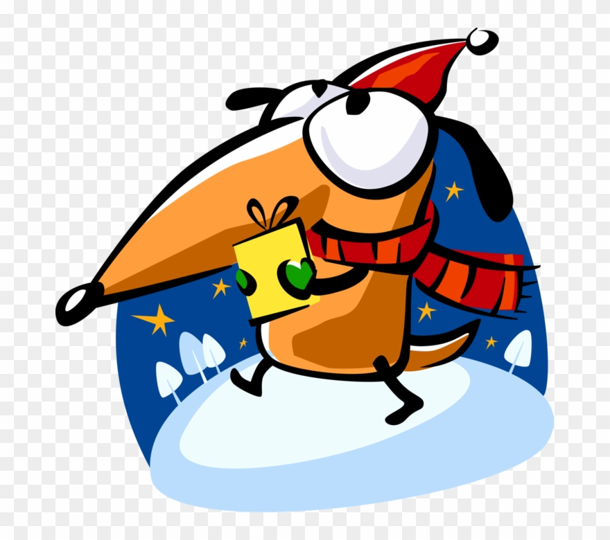 Vector Illustration Of Santa's Workshop Helper Carrying Clipart