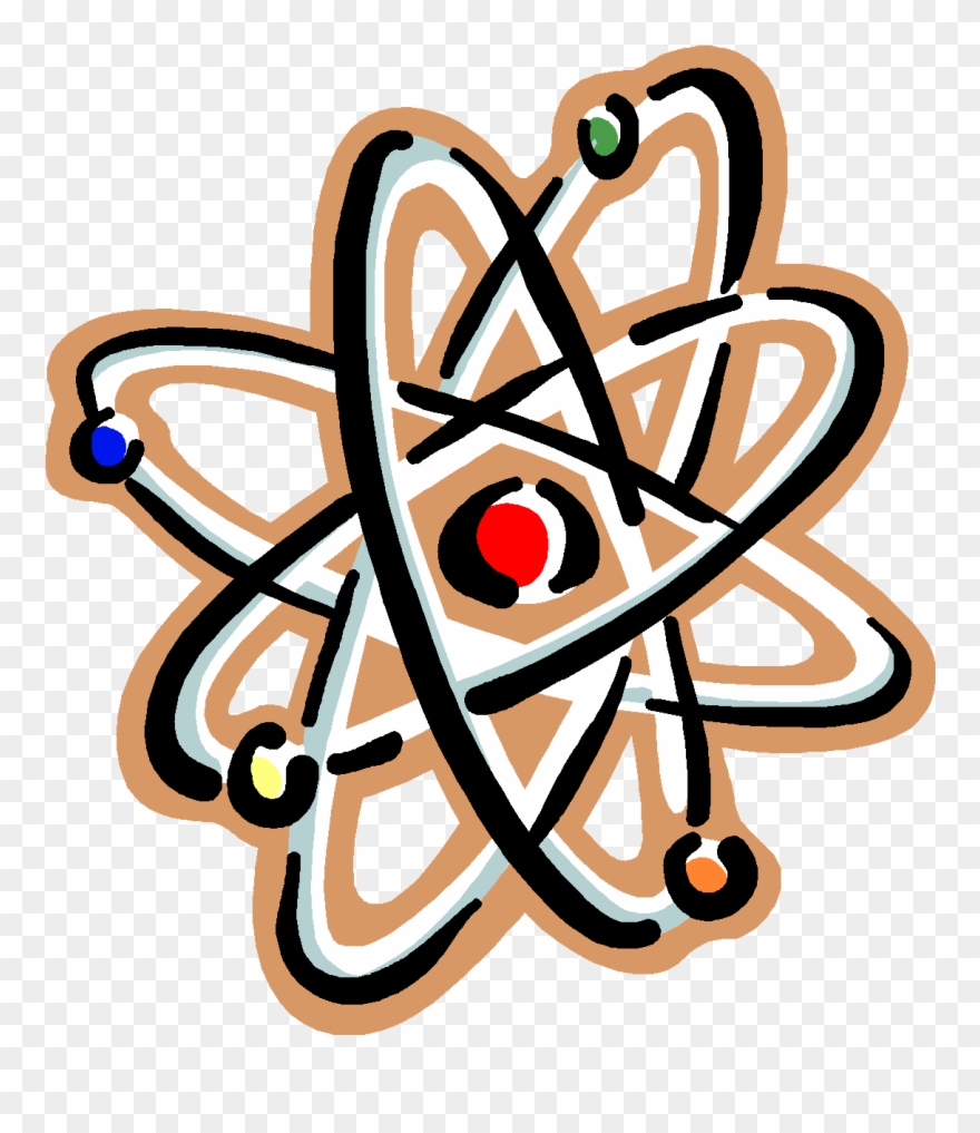 The Nucleus Is The Tiny Positive Core Of The Atom Which Clipart