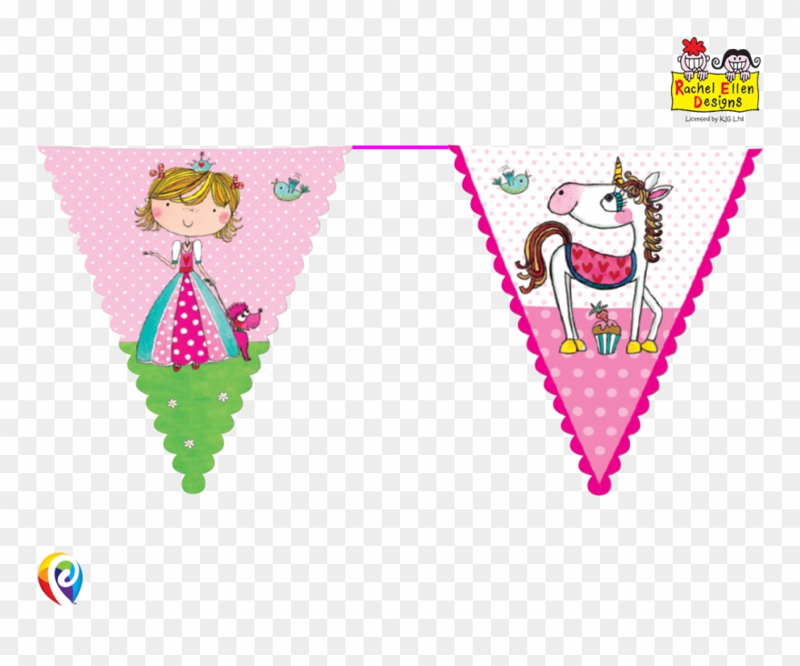 Rachel Ellen Designed Partyware Princess Theme -3m Clipart