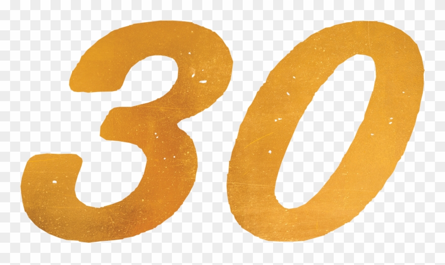 30 Number Png Clipart Transparent Png