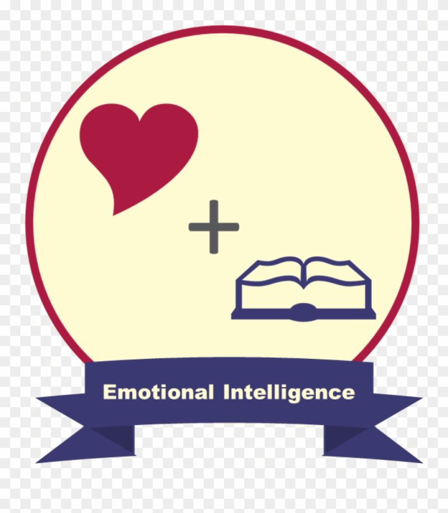 Badge Showing A Heart And A Book Clipart