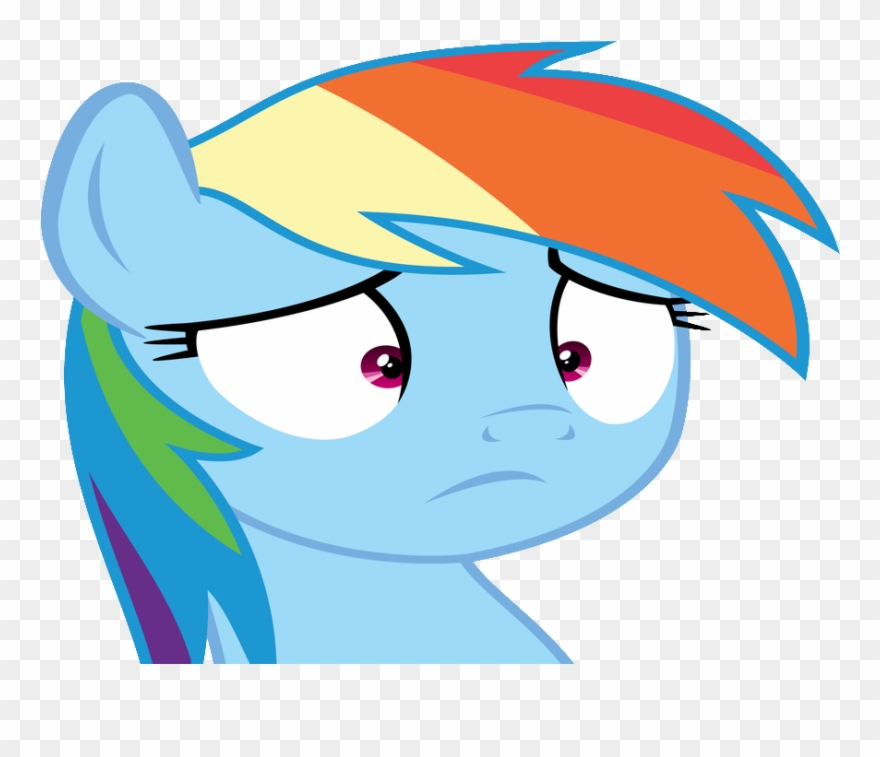 Sticker Other Rainbow Dash My Little Pony Mlp Bleu Clipart