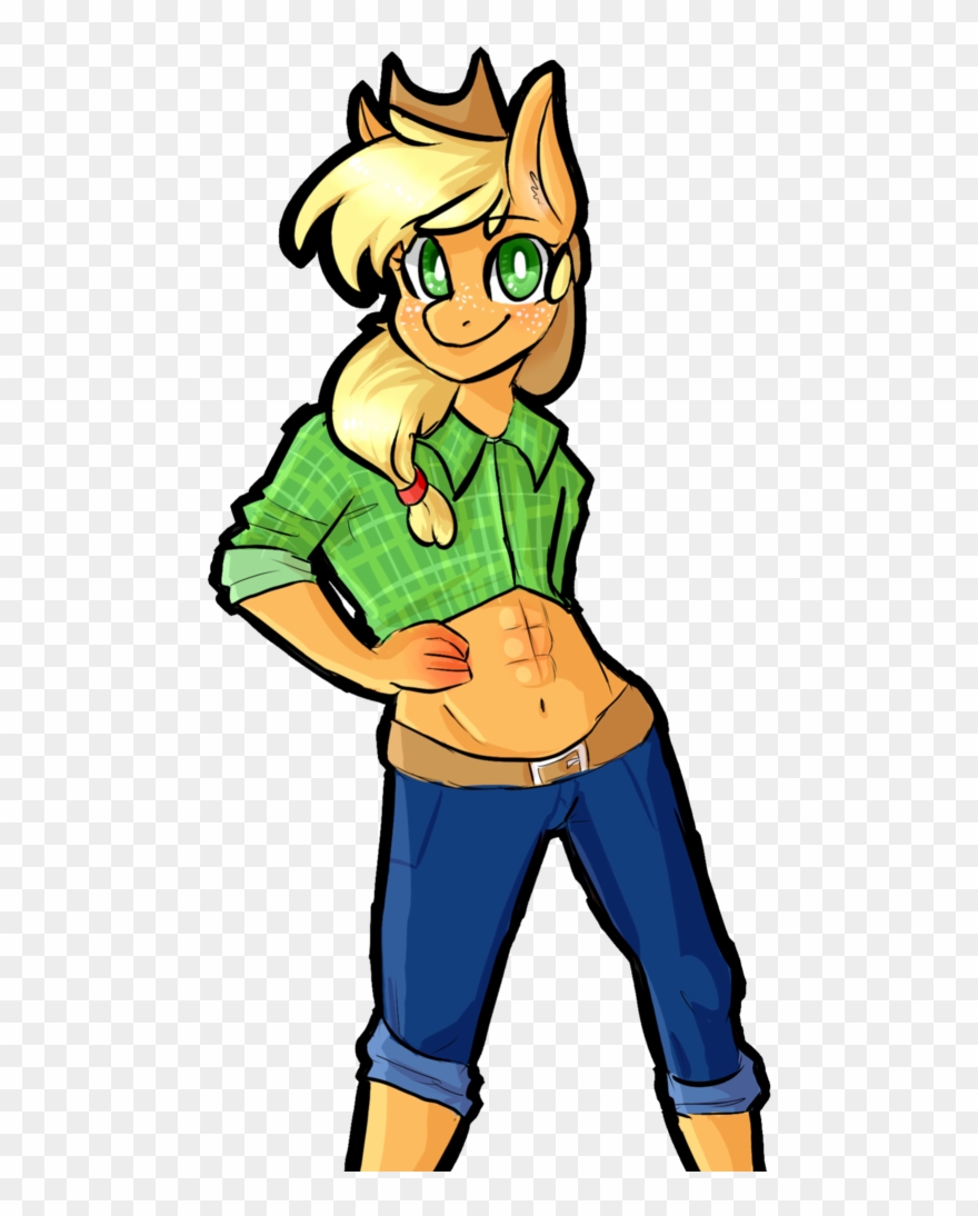 Abs, Anthro, Applejack, Artist Clipart