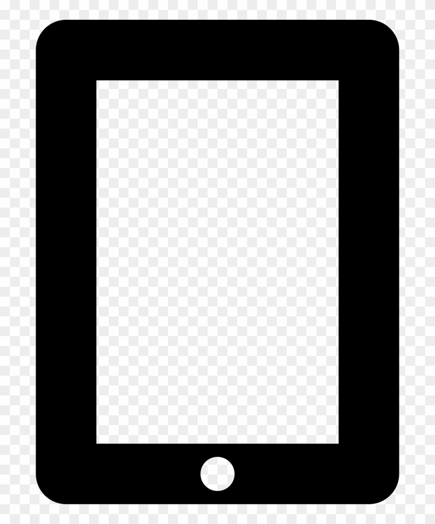 Tablet Outline Svg Icon Clipart