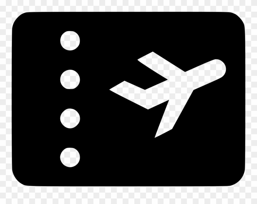 Ticket Airplane Comments Clipart