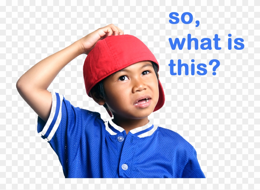 Boy Child Clueless Puzzled Clipart
