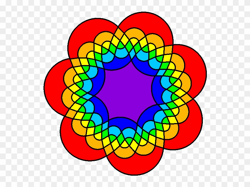 Rainbow Coloring, Edwards' Rendering , Tutte Embedding, Clipart