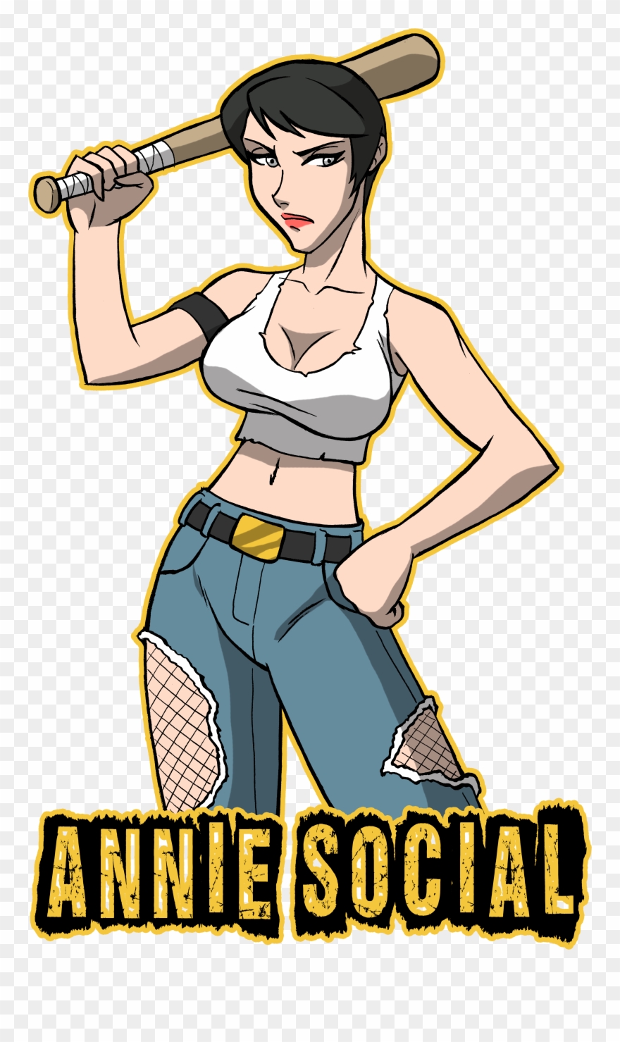 Image Of New Annie Social Tee Clipart
