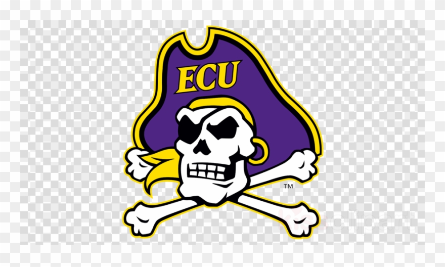 Download Ecu Logo Clipart East Carolina Pirates Football - Png Download