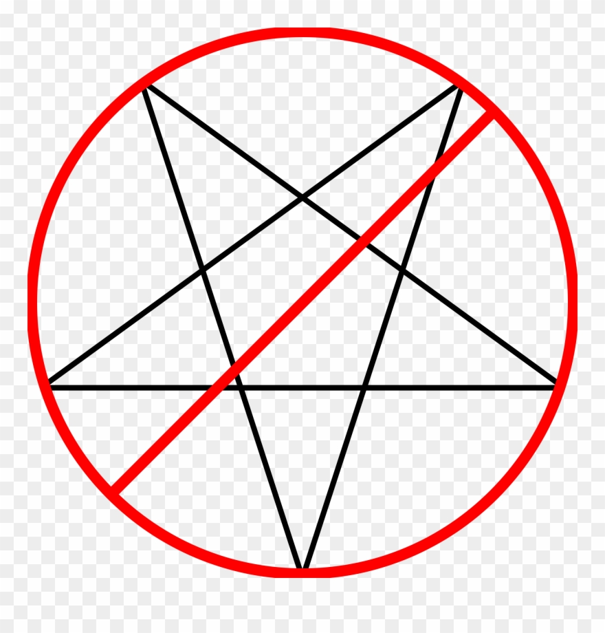 Red Pentagram Png Clipart