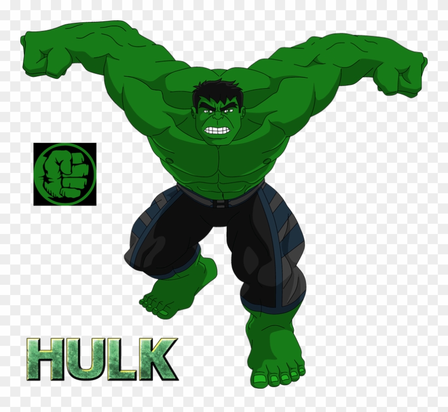 19 Hulk Clip Black And White Credible Huge Freebie - Png Download