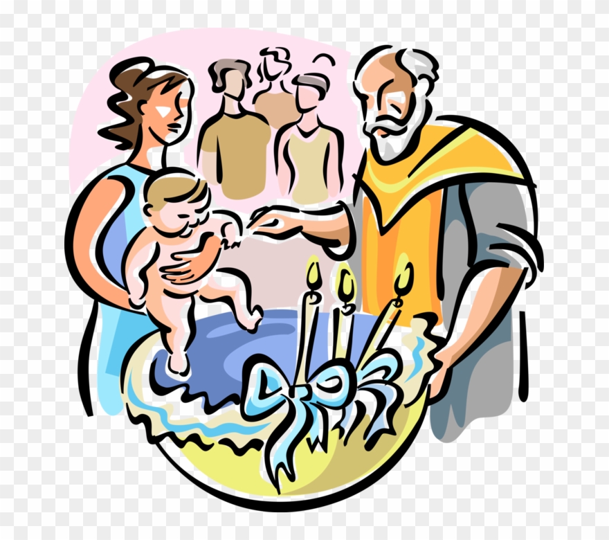 Orthodox Baptism Image Illustration Clipart