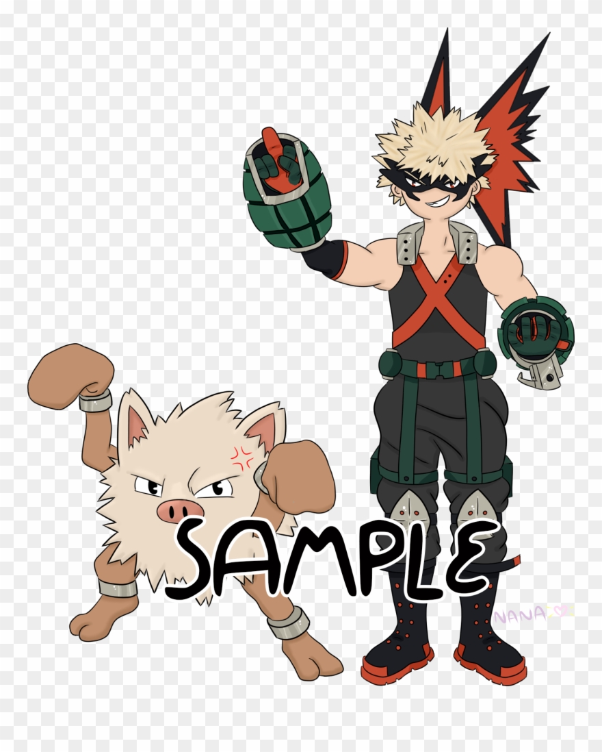 Bakugou Katsuki Primeape Clipart