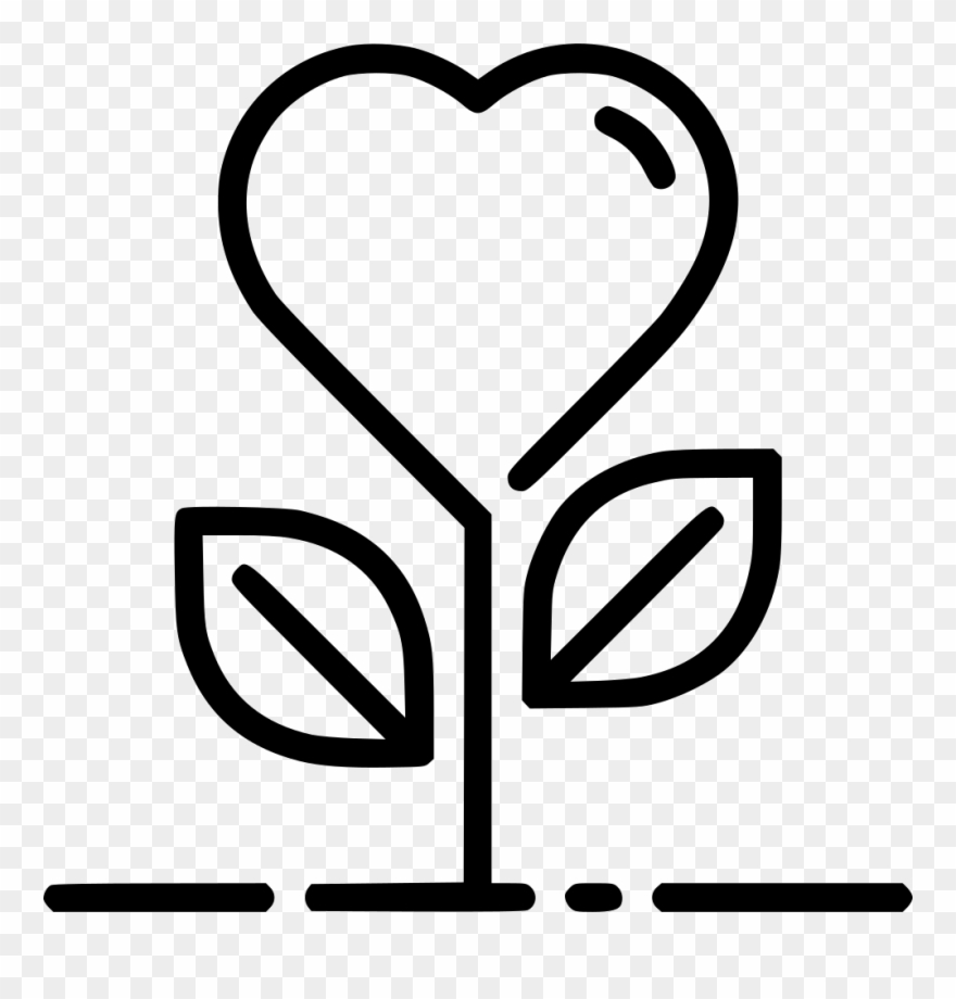 Flower Heart Comments Clipart