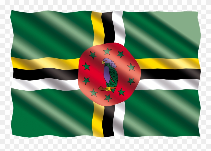 International Flag Dominica Clipart