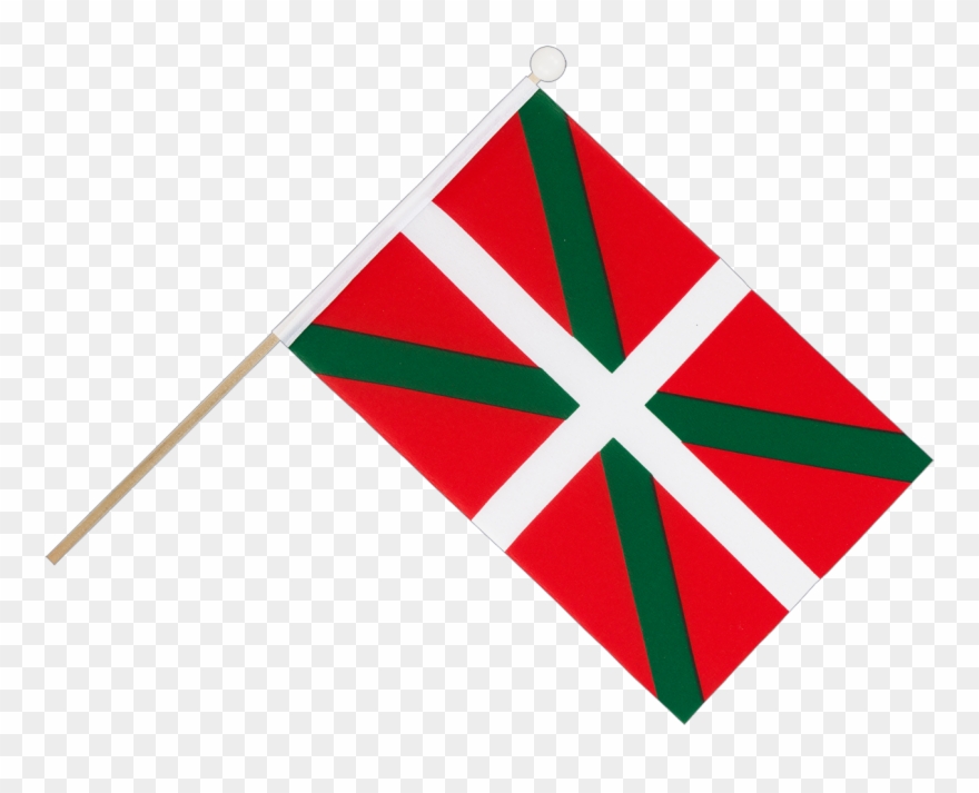 Hand Waving Flag 6x9" Clipart