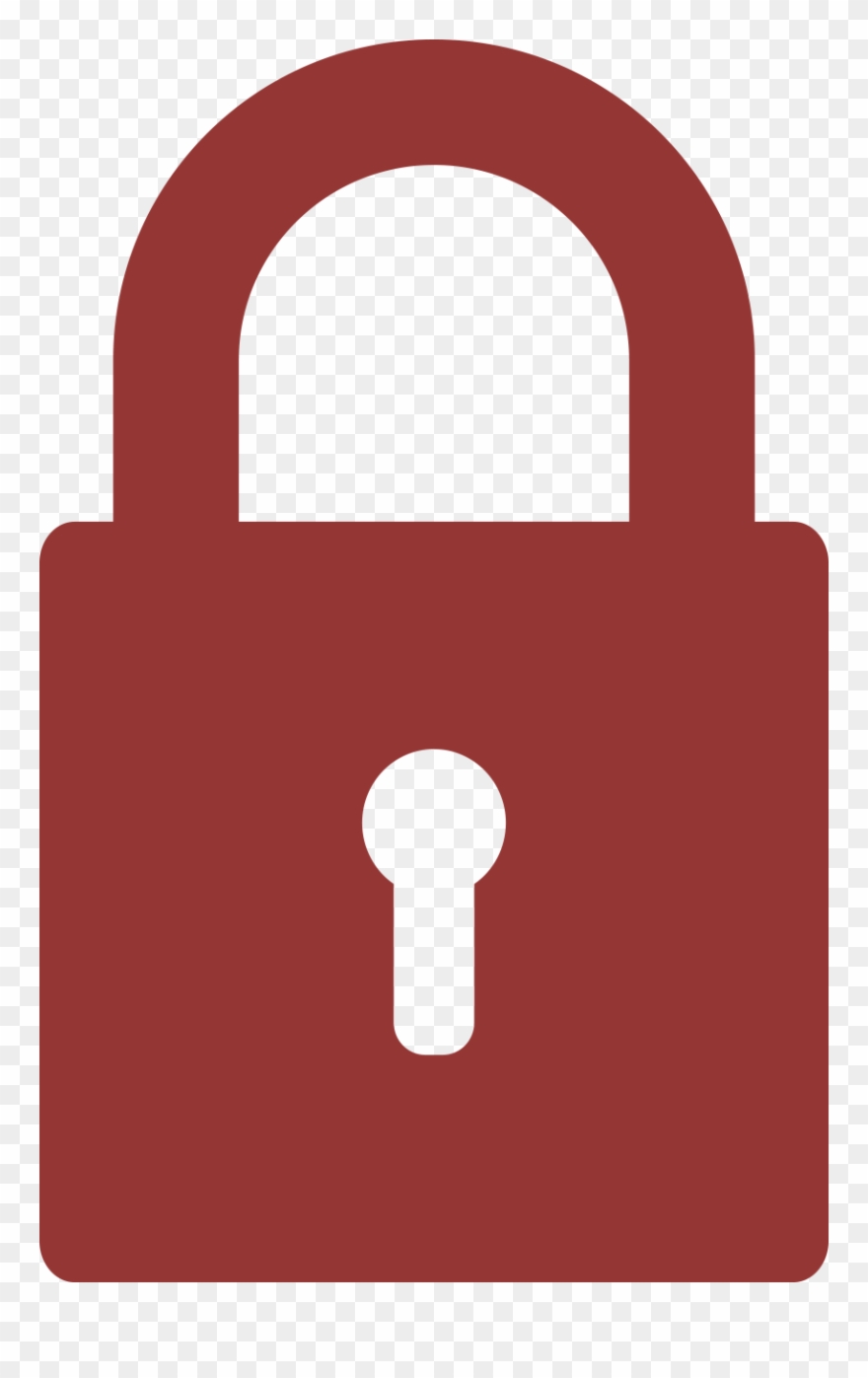 Lock Clipart Red Lock - Png Download