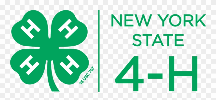 Nys 4 H Logo, Color, Vertical, Png Clipart