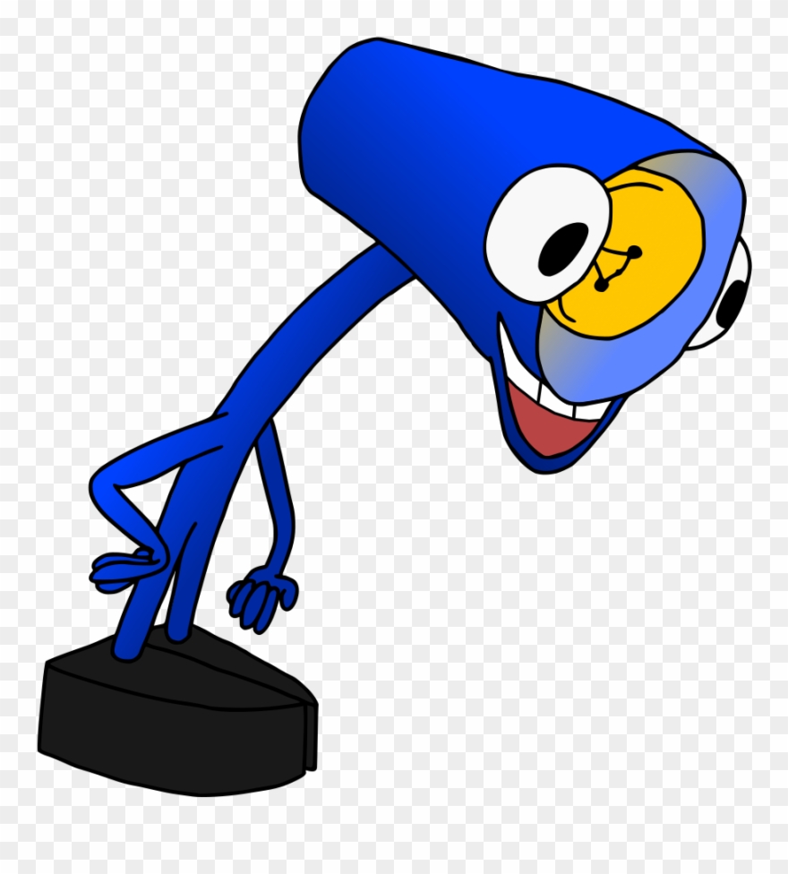 Anthropomorphic Lamp Vector Art, Clip Art, Illustrations - Png Download