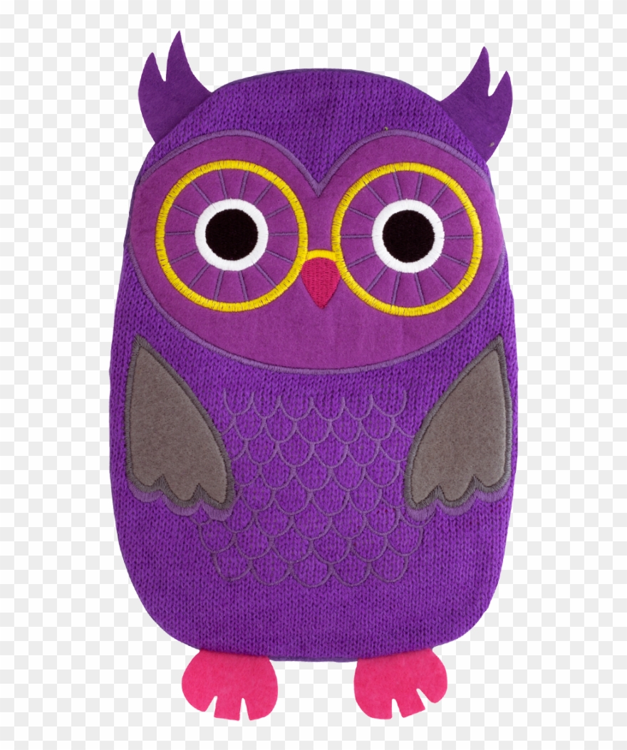 Hot Water Bottle Hotly Purple Owl Pylones Jpg Purple Clipart