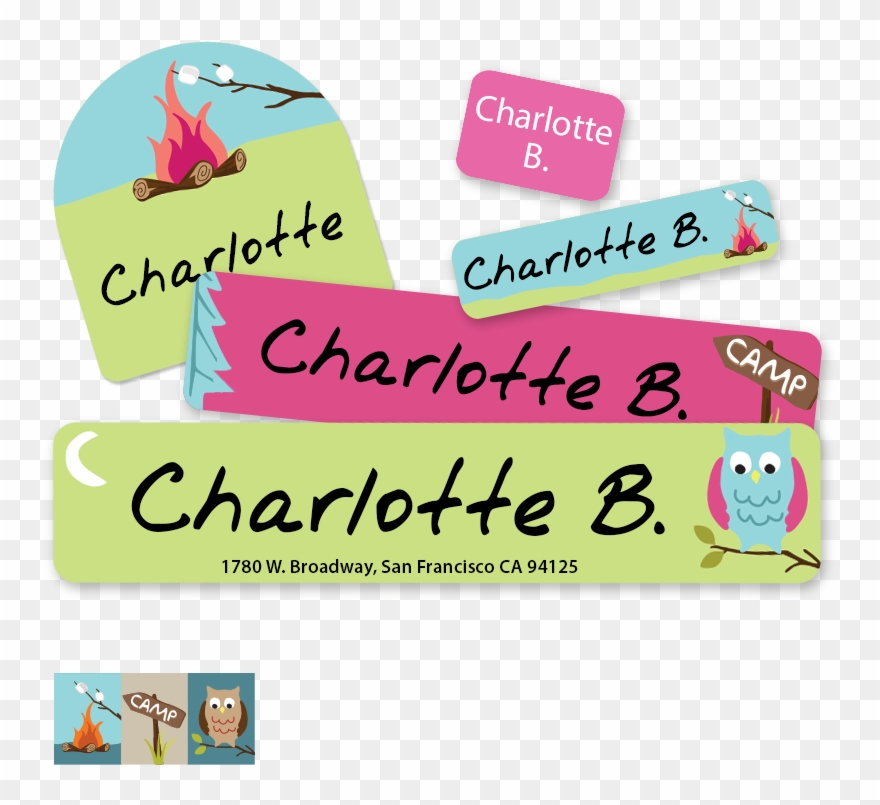 Camptime Labels For Camp Clipart (2250462) PinClipart