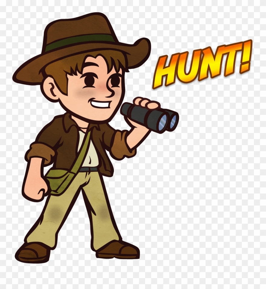 Humting A Geo Detecting Treasure Cache Metal Detecting, Clipart