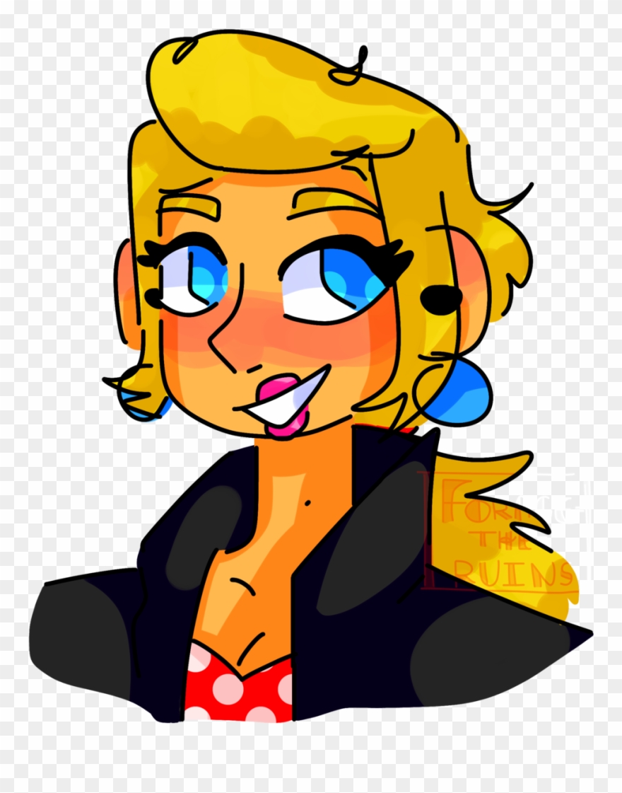 Quick Doodle Of Rockabilly Peach For A Friend On The Clipart