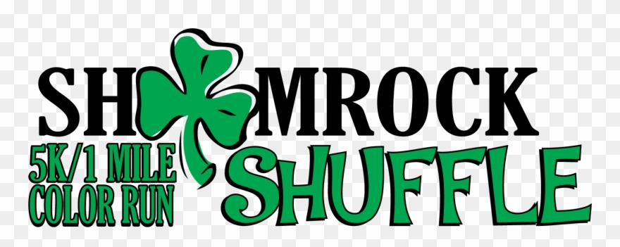 Shamrock Shuffle 5k/1 Mile Color Run Clipart