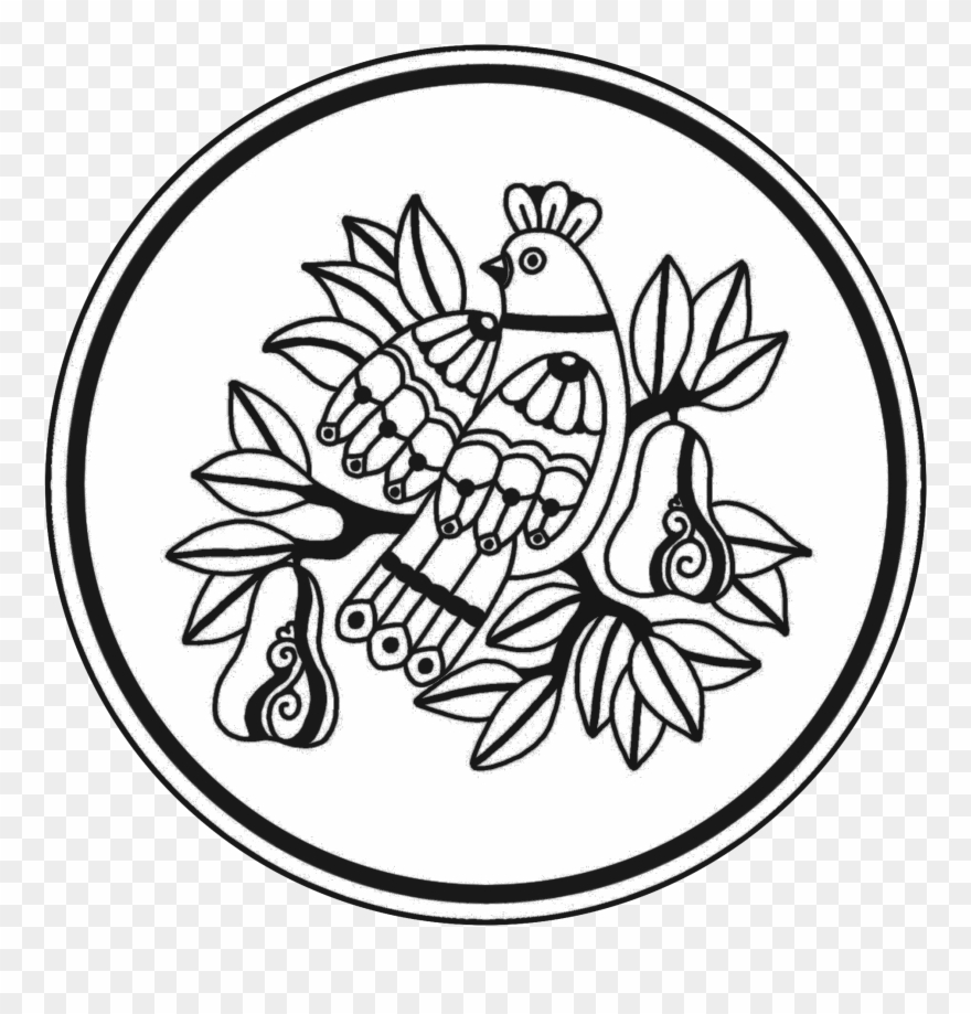 Follow The Partridge To A Winter Wonderland Of Shopping Clipart