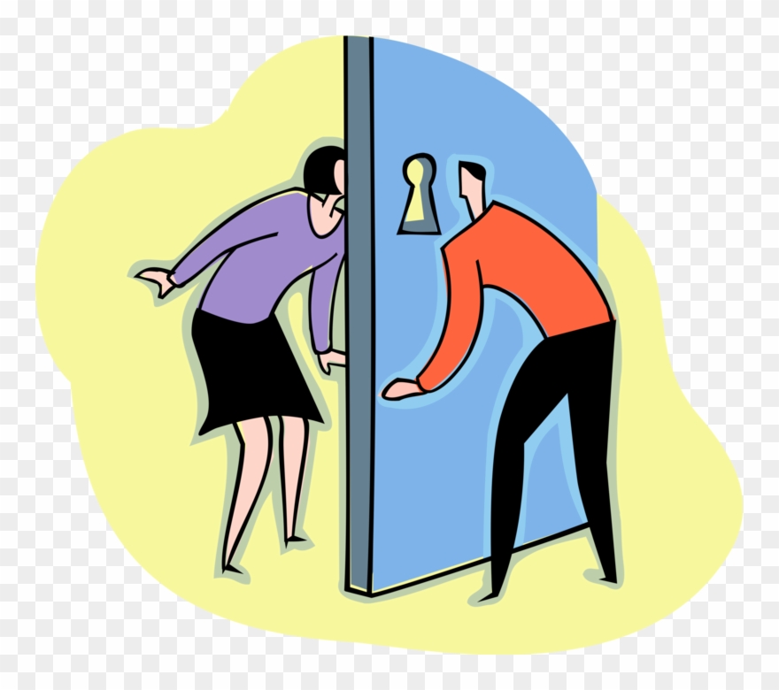 Png Royalty Free Stock Colleagues Peer Through Image Clipart