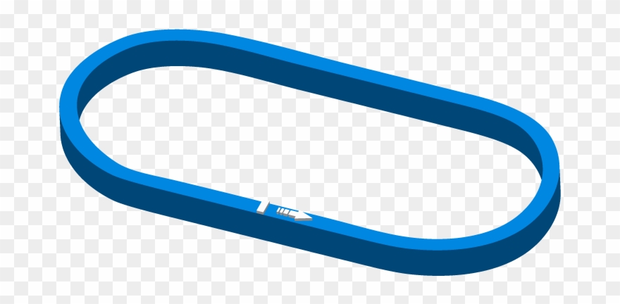 Oval Race Track Clipart - Png Download