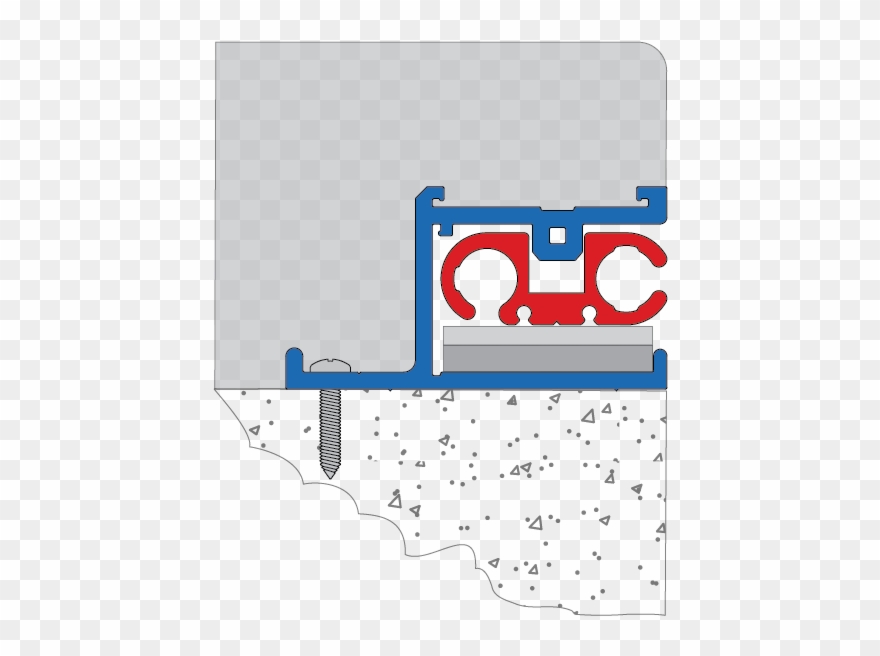 Corr-resist Track Channel Cross Section Clipart