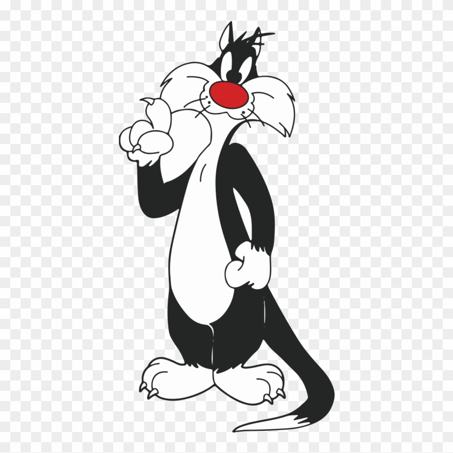 Angry Sylvester Cat Clipart