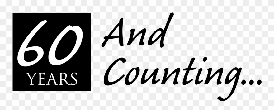 Celebrating 60 Years Clipart