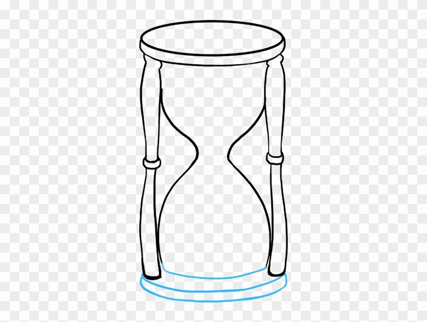 How To Draw Hourglass Clipart