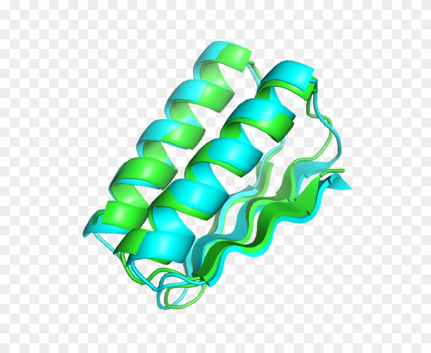 A High-resolution Crystal Structure Aligned With The Clipart