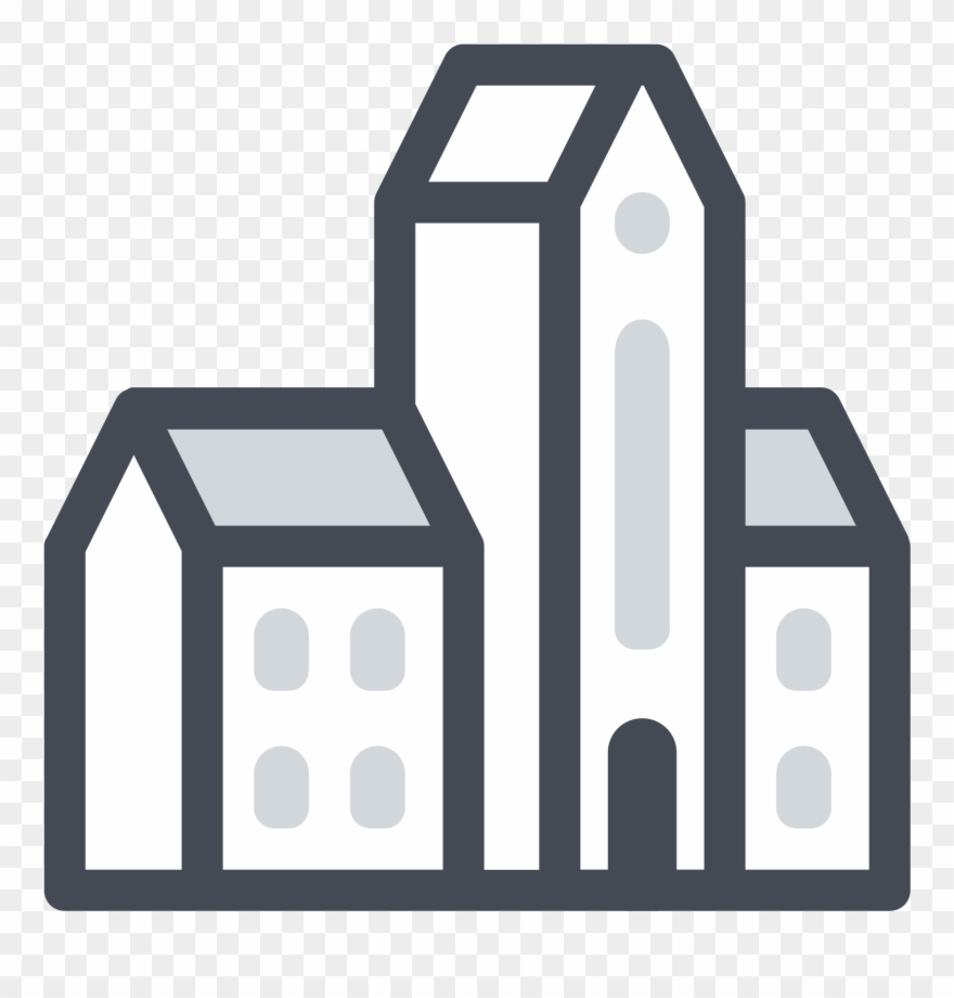 University Building Icon Clipart