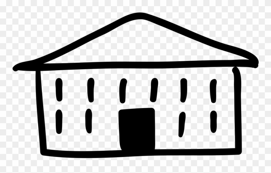 University Hand Drawn Building Comments Clipart