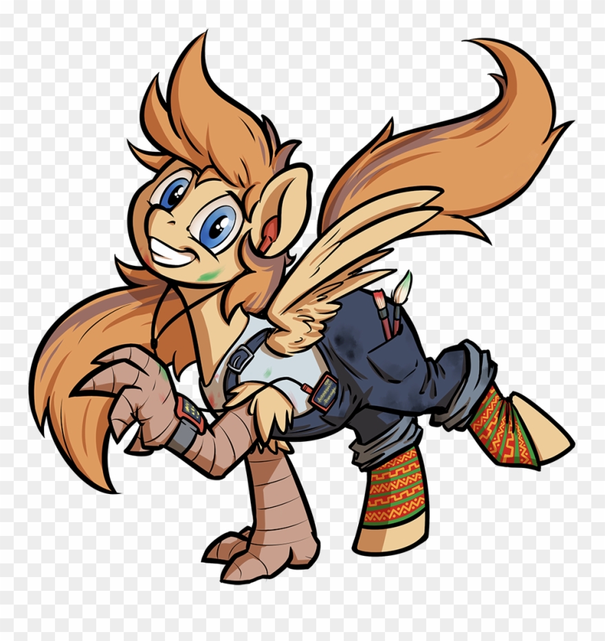 Kalemon, Clothes, Female, Hippogriff, Leggings, Long Clipart